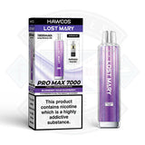 Lost Mary x Hawcos Pro Max 7000 Refillable Kit - £7.99 (Mix Boxes Available)