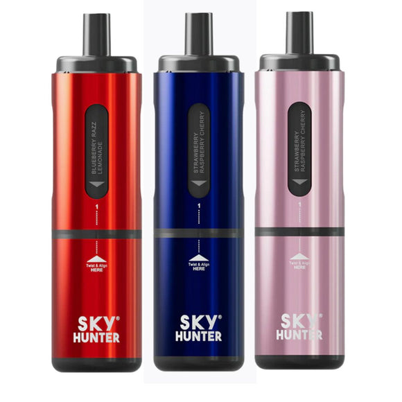 4 in 1 Sky Hunter 2600 Puffs Disposable Vape Box of 5 - Vaperdeals