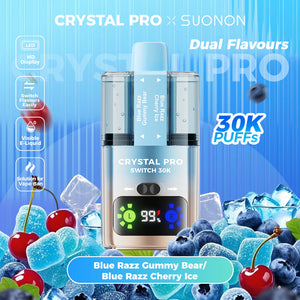 Crystal pro switch 30k puffs - banana ice - strawberry banana price £8.99