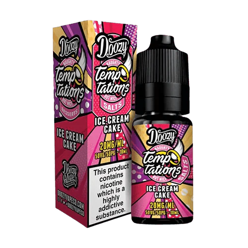 Doozy Temptation Nic Salt Box Of 10 - Vaperdeals