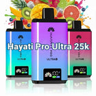 three hayati pro ultra 25k in a fruity background 