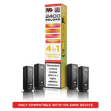 IVG 2400 Reload 4 in 1 Prefilled Pods | Box of 5
