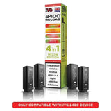 IVG 2400 Reload 4 in 1 Prefilled Pods | Box of 5