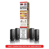 IVG 2400 Reload 4 in 1 Prefilled Pods | Box of 5