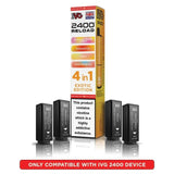 IVG 2400 Reload 4 in 1 Prefilled Pods | Box of 5