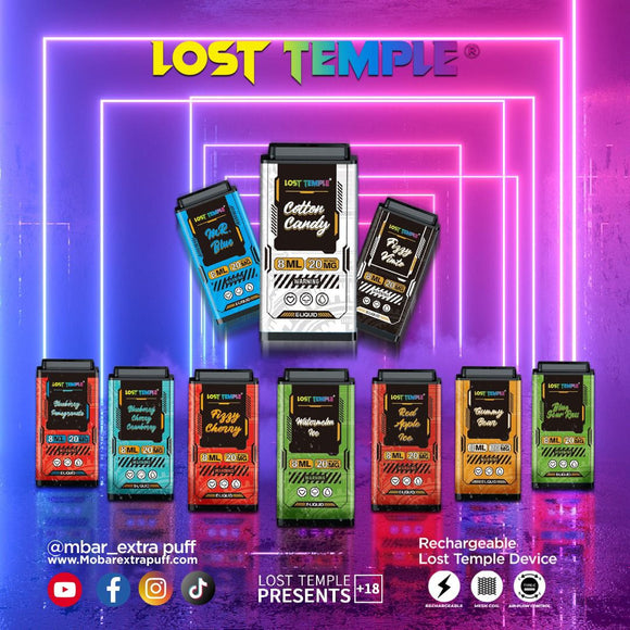 Lost Temple - Replacement Pods (Box of 10) - Vaperdeals