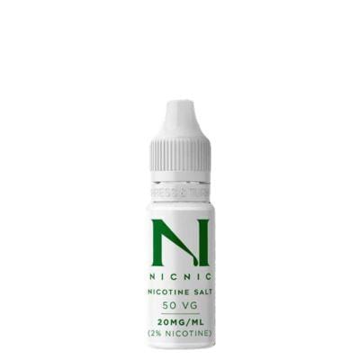 NIC NIC - NICOTINE SALT SHOT 20MG 50VG [BOX OF 120] - Vaperdeals