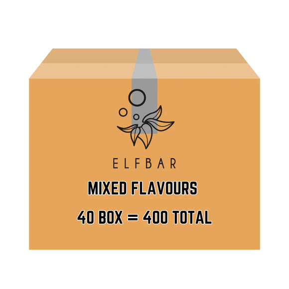 Elf Bar 600 Disposable Vape - Full Carton - Mixed Flavour