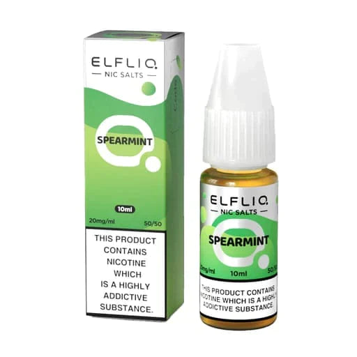 ELF BAR - ELFLIQ - SPEARMINT - 10ML NIC SALT (Box of 10)