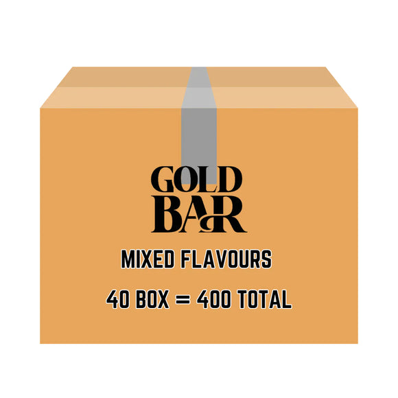 Gold Bar 600 Disposable Vape - Full Carton - Mixed Flavour