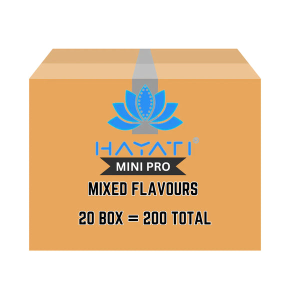 Hayati Mini Pro 600 Disposable Vape - Full Carton - Mixed Flavour