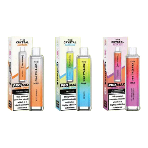 10x Crystal Pro Max 4000+ Puffs + Free Item | UK Vape Wholesale