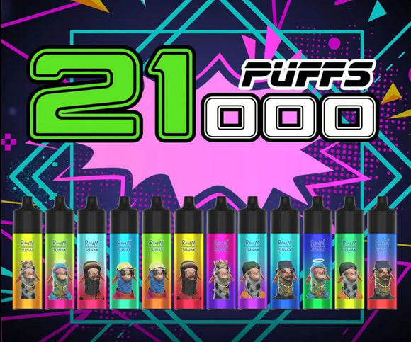 RandM Sunax 21,000 Puffs Box of 5 - £34.99 | UK Vape Deals