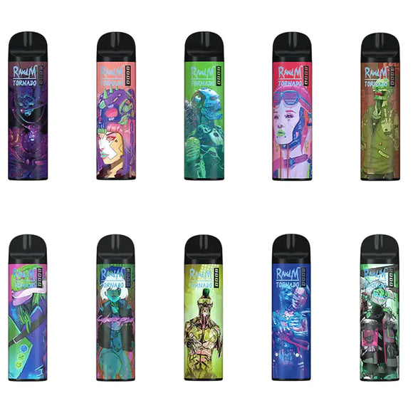 RandM Tornado 8000 Puffs Box of 10 - £24.99 | UK Vape Deals