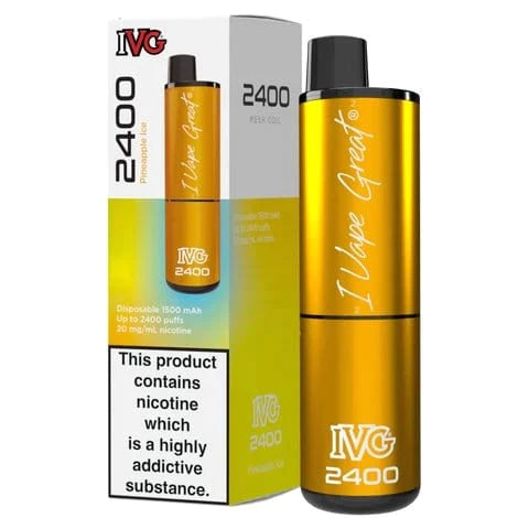 IVG 2400 Vape Pod Box of 5 | UK Vape Deals