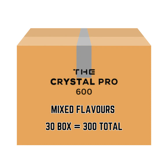 The Crytsal Pro 600 Disposable Vape - Full Carton - Mixed Flavour